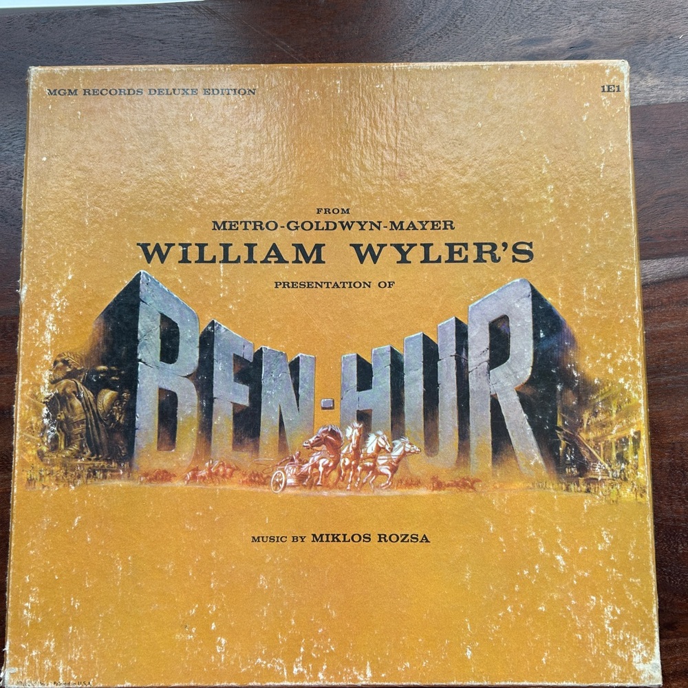 Ben-Hur MGM‎ Records Deluxe Edition Vinyl
